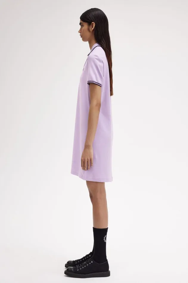 Women Dresses Fred Perry Twin Tipped Fred Perry Shirt Dress Ultra Violetnavy