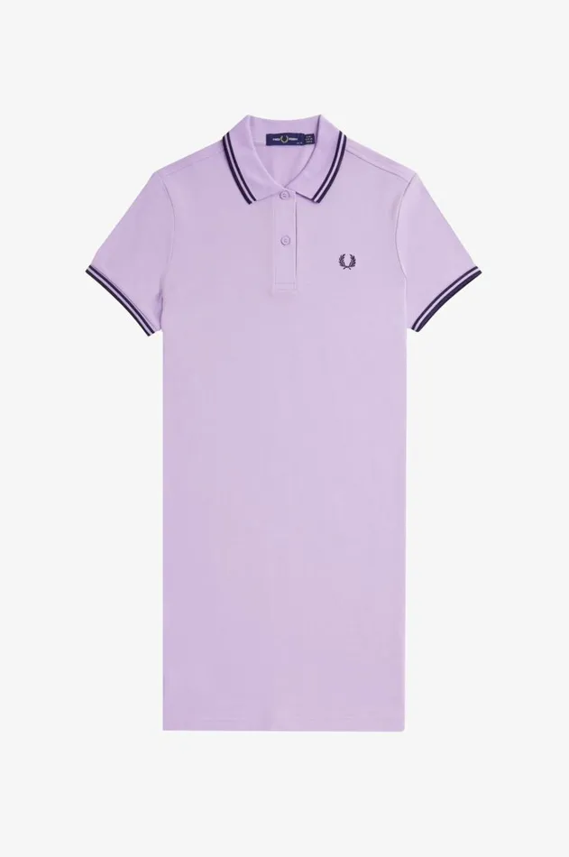 Women Dresses Fred Perry Twin Tipped Fred Perry Shirt Dress Ultra Violetnavy