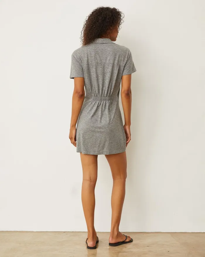 Women Dresses MONROW Knit Wrap Dress Granite