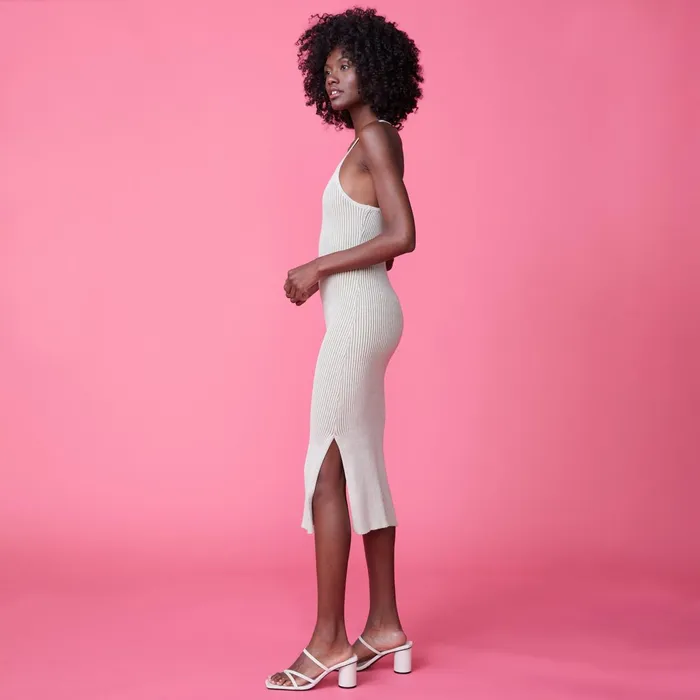 Women Dresses MONROW Tank Maxi Sweater Dress Buttercream Women Dresses MONROW Tank Maxi Sweater Dress Buttercream