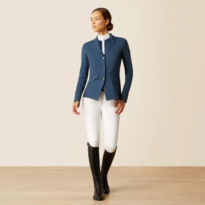 Women English Riding Ariat Meridian Show Coat Dark Denim Women English Riding Ariat Meridian Show Coat Dark Denim