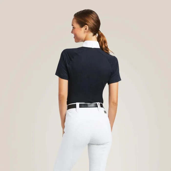 Women English Riding Ariat Showstopper 30 Show Shirt Show Navy Women English Riding Ariat Showstopper 30 Show Shirt Show Navy