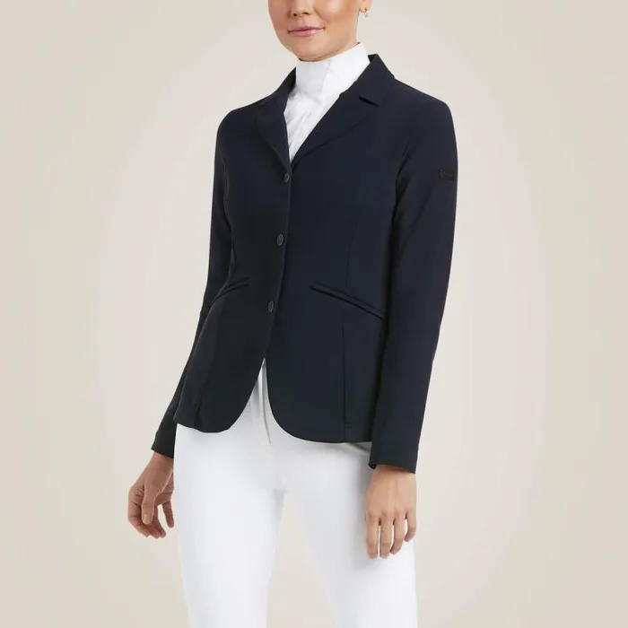 Women English Riding Ariat Speranza Show Coat Navy