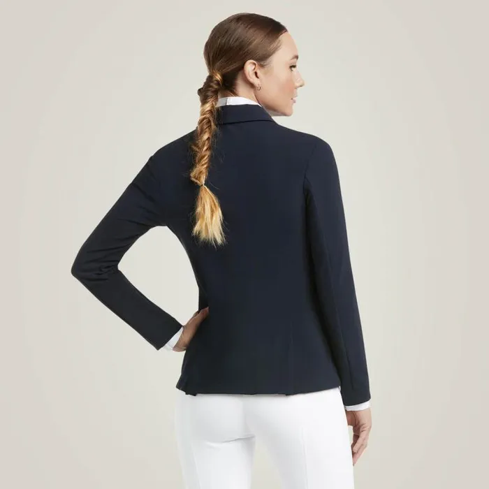 Women English Riding Ariat Speranza Show Coat Navy