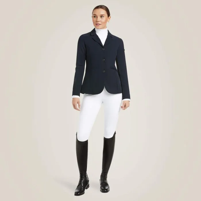 Women English Riding Ariat Speranza Show Coat Navy