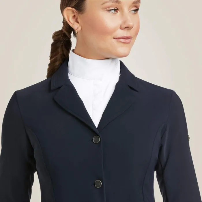 Women English Riding Ariat Speranza Show Coat Navy