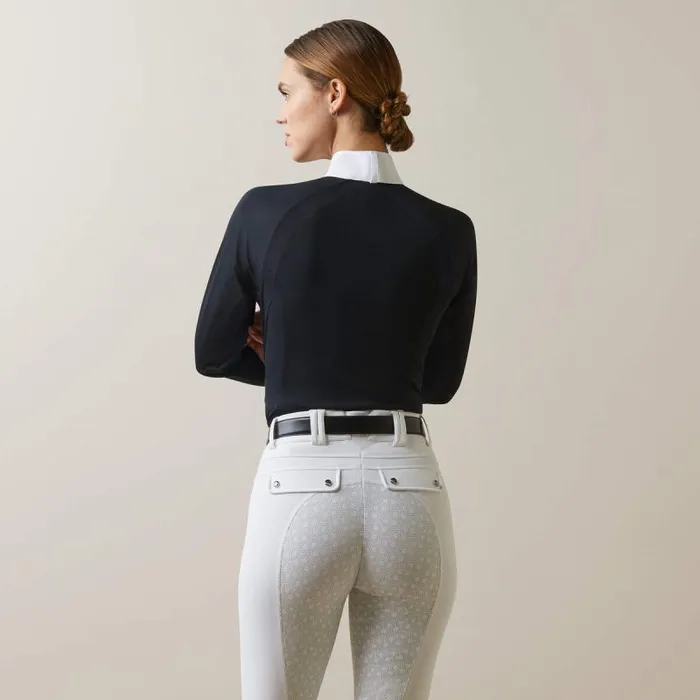 Women English Riding Ariat Sunstopper Pro 20 Show Shirt Show Navyashton Women English Riding Ariat Sunstopper Pro 20 Show Shirt Show Navyashton