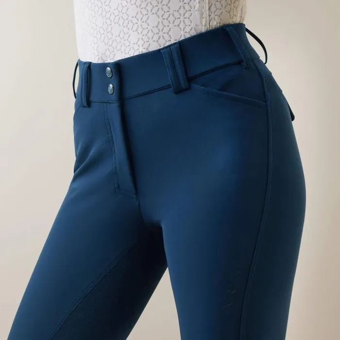 Women English Riding Ariat Tri Factor Grip Full Seat Breech Deep Petroleum Women English Riding Ariat Tri Factor Grip Full Seat Breech Deep Petroleum