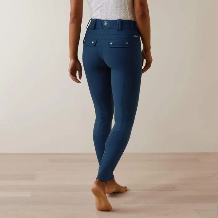 Women English Riding Ariat Tri Factor Grip Knee Patch Breech Deep Petroleum Women English Riding Ariat Tri Factor Grip Knee Patch Breech Deep Petroleum