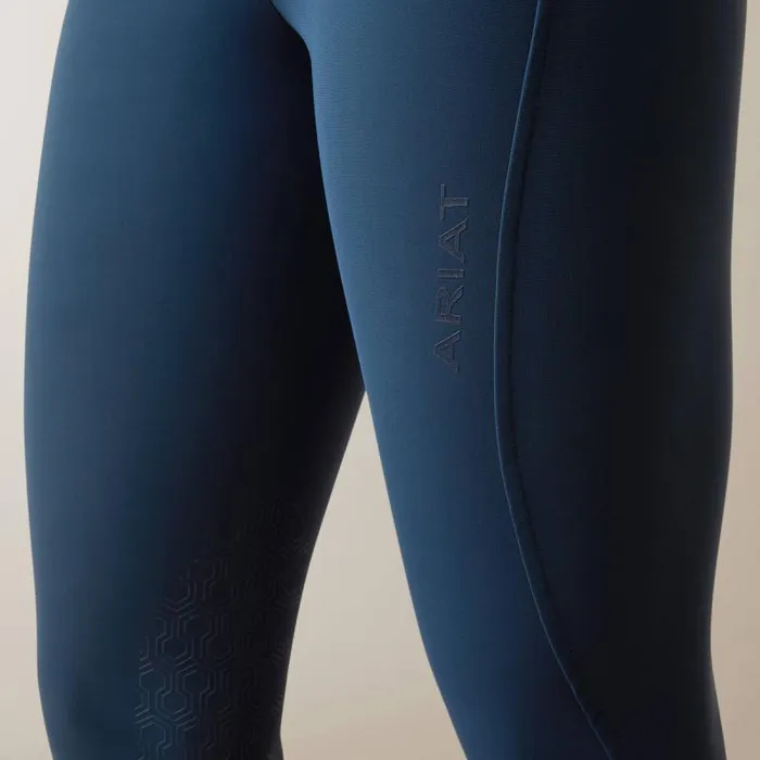Women English Riding Ariat Tri Factor Grip Knee Patch Breech Deep Petroleum Women English Riding Ariat Tri Factor Grip Knee Patch Breech Deep Petroleum