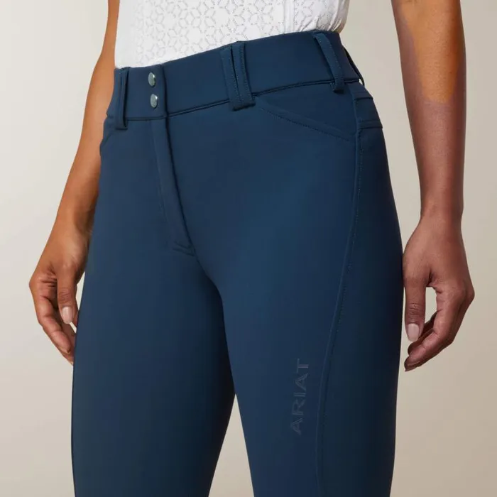 Women English Riding Ariat Tri Factor Grip Knee Patch Breech Deep Petroleum Women English Riding Ariat Tri Factor Grip Knee Patch Breech Deep Petroleum