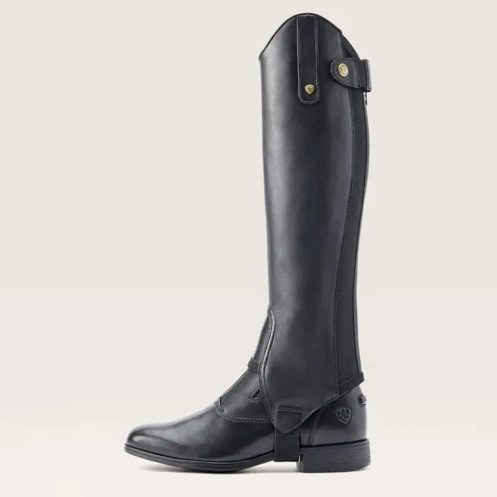 Women English Riding Boots Ariat Heritage Contour Half Chap Black Women English Riding Boots Ariat Heritage Contour Half Chap Black