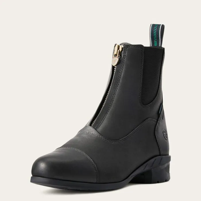 Women English Riding Boots Ariat Heritage IV Zip Waterproof Insulated Paddock Boot Black