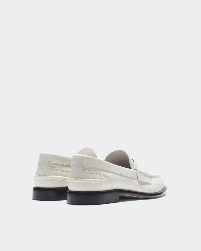 Women Flats Rag 038 Bone Carter Loafer 8211 Leather Antique White