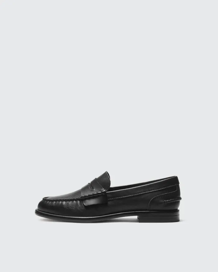 Women Flats Rag 038 Bone Carter Loafer 8211 Leather Black
