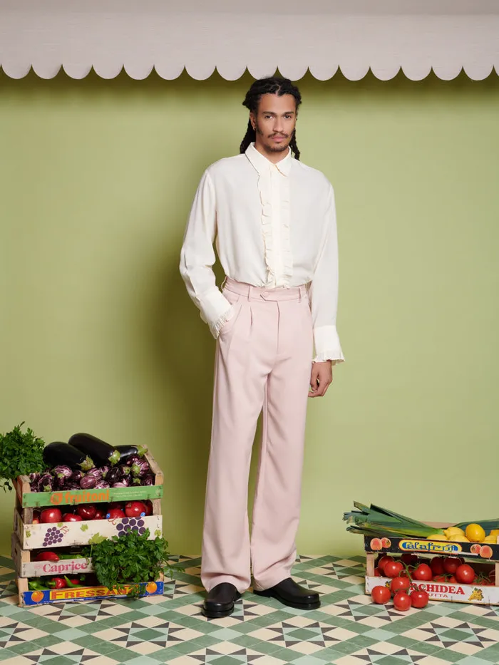 Women Freddie Ruffle Shirt Pearl Ivory Sister Jane Tops