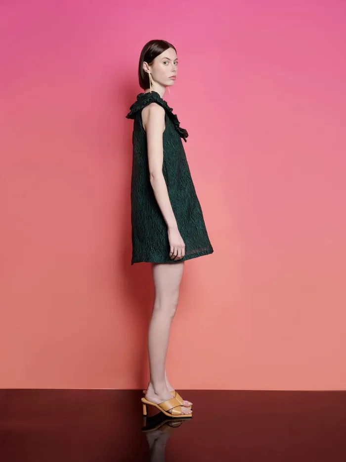 Women Ghospell Alma Jacquard Mini Dress Castlelton Green Sister Jane Dresses