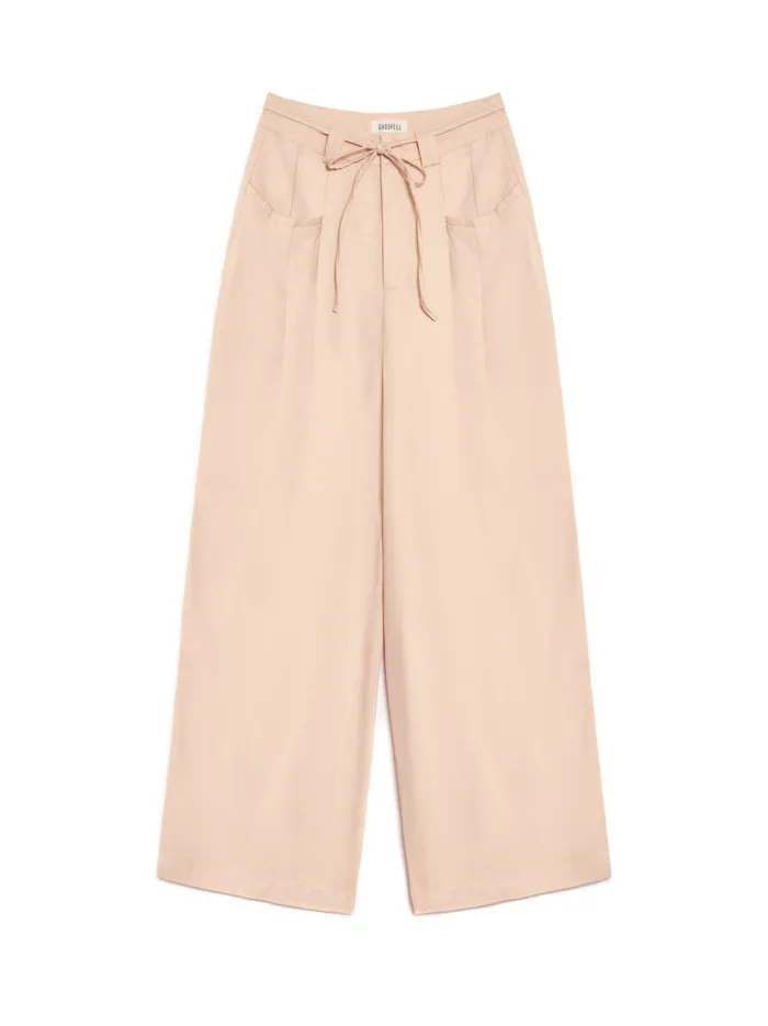 Women Ghospell Brooke HighWaisted Trousers Pastel Peach Sister Jane Bottoms