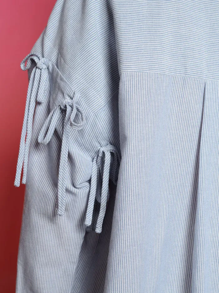 Women Ghospell Emma Tie Shirt Air Blue Sister Jane Tops