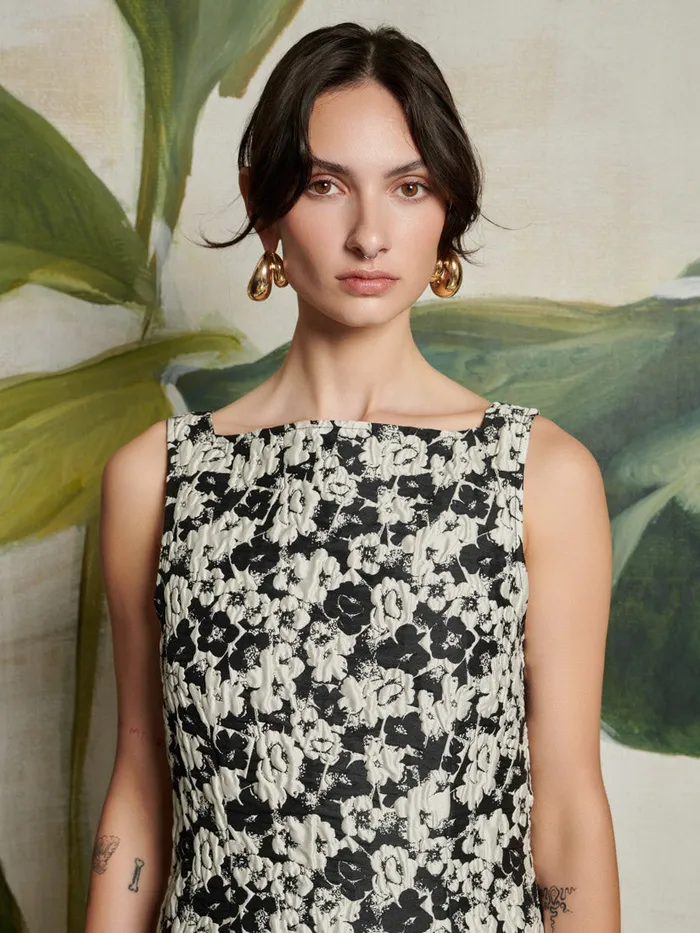 Women Ghospell Greta Floral Mini Dress Black U0026 White Floral Sister Jane Dresses