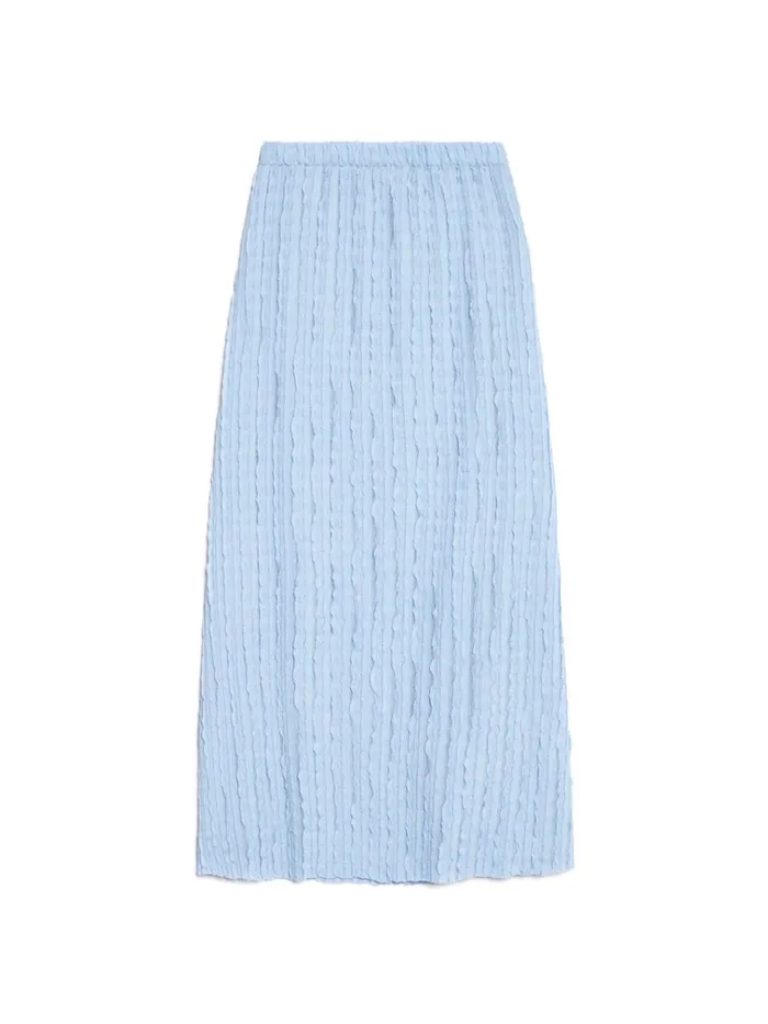 Women Ghospell Jamila Midi Skirt Cornflower Blue Sister Jane Bottoms