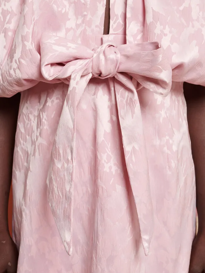 Women Ghospell Mariam Jacquard Mini Dress Baby Pink Sister Jane Dresses