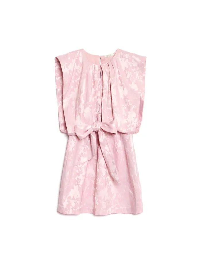 Women Ghospell Mariam Jacquard Mini Dress Baby Pink Sister Jane Dresses