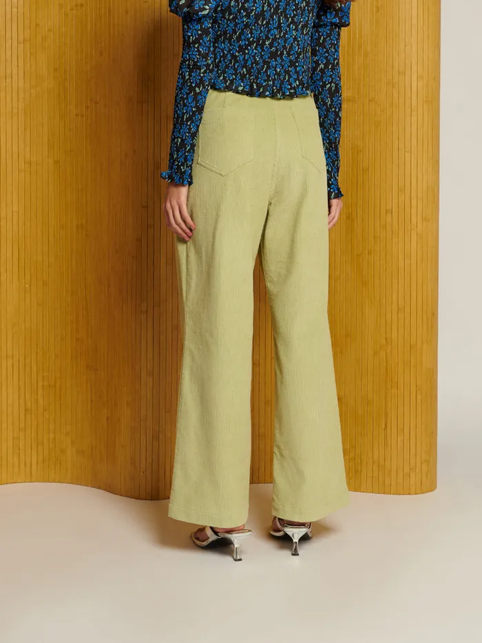 Women Ghospell Vega Cord Trousers Arbusto Green Sister Jane Bottoms