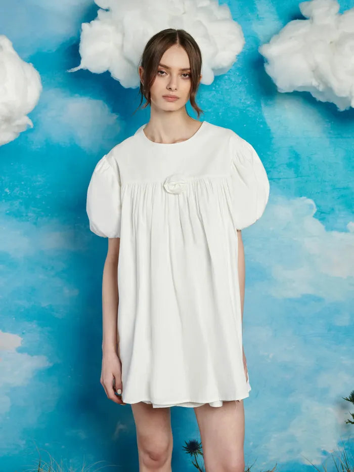 Women Gibson Rose Mini Dress Pearl White Sister Jane Dresses
