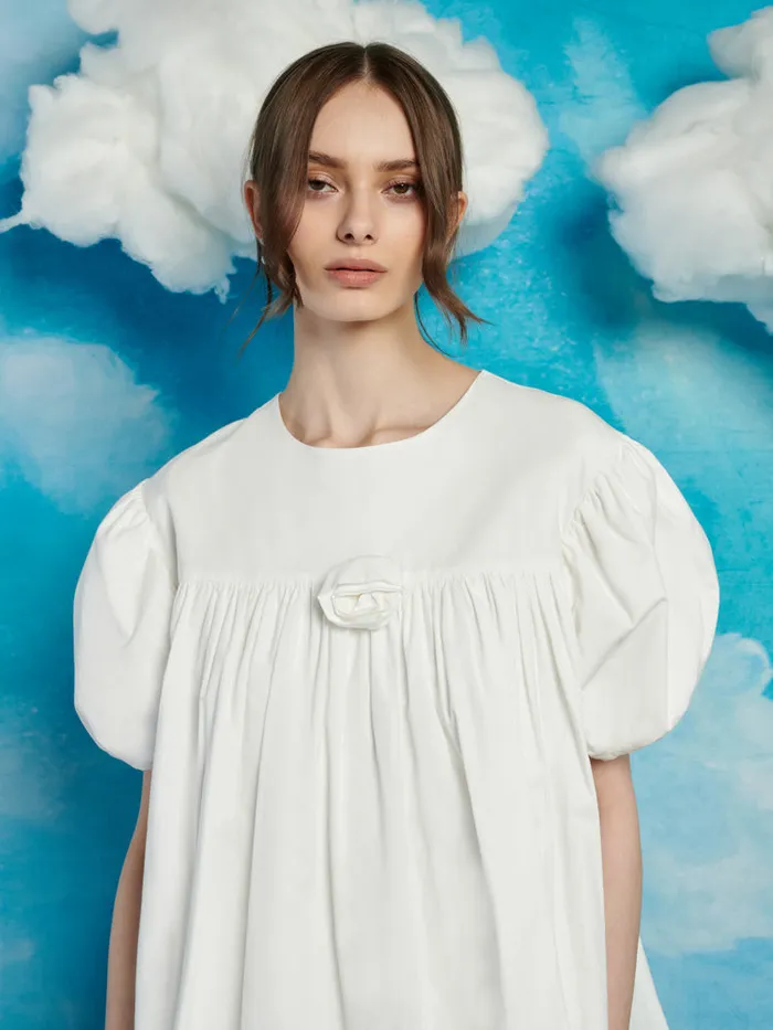Women Gibson Rose Mini Dress Pearl White Sister Jane Dresses