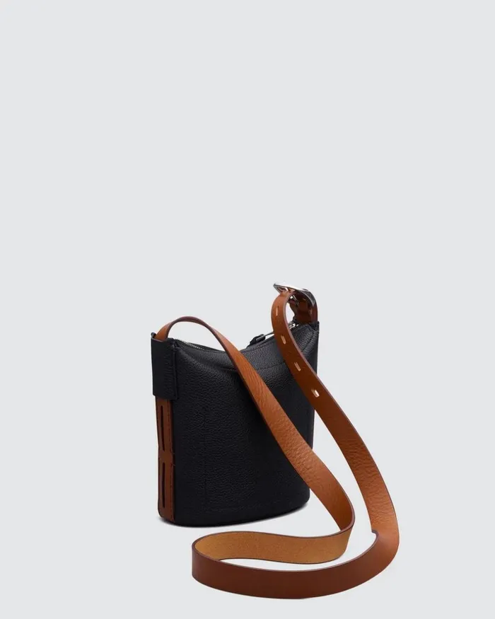 Women Handbags Rag 038 Bone Belize Mini Bucket Bag 8211 Leather Black