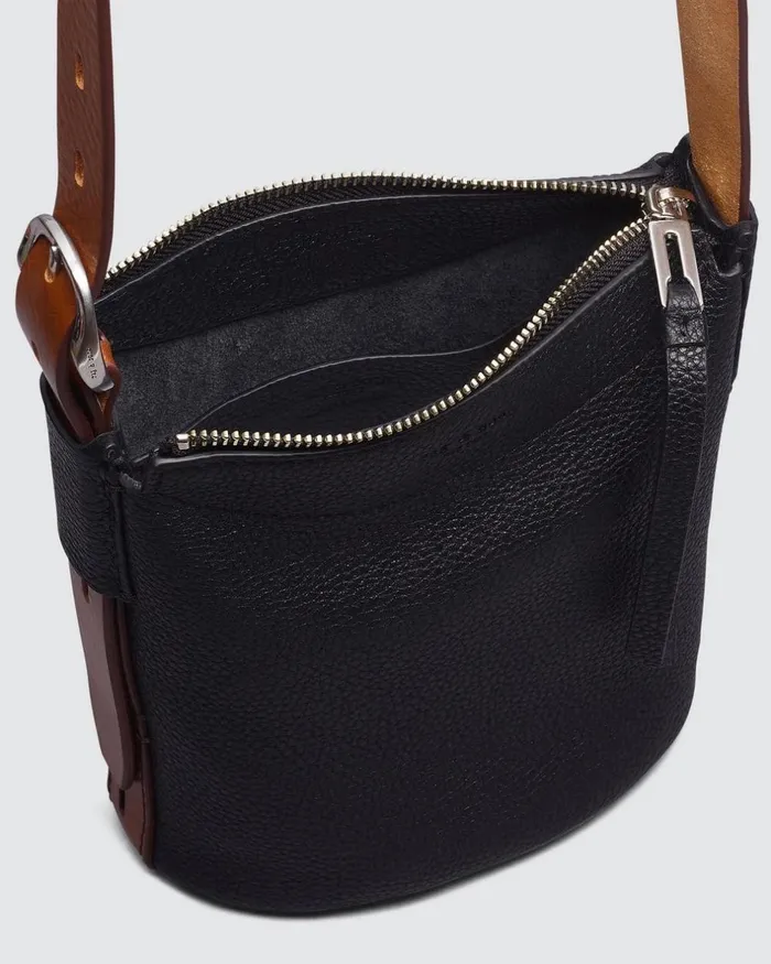 Women Handbags Rag 038 Bone Belize Mini Bucket Bag 8211 Leather Black