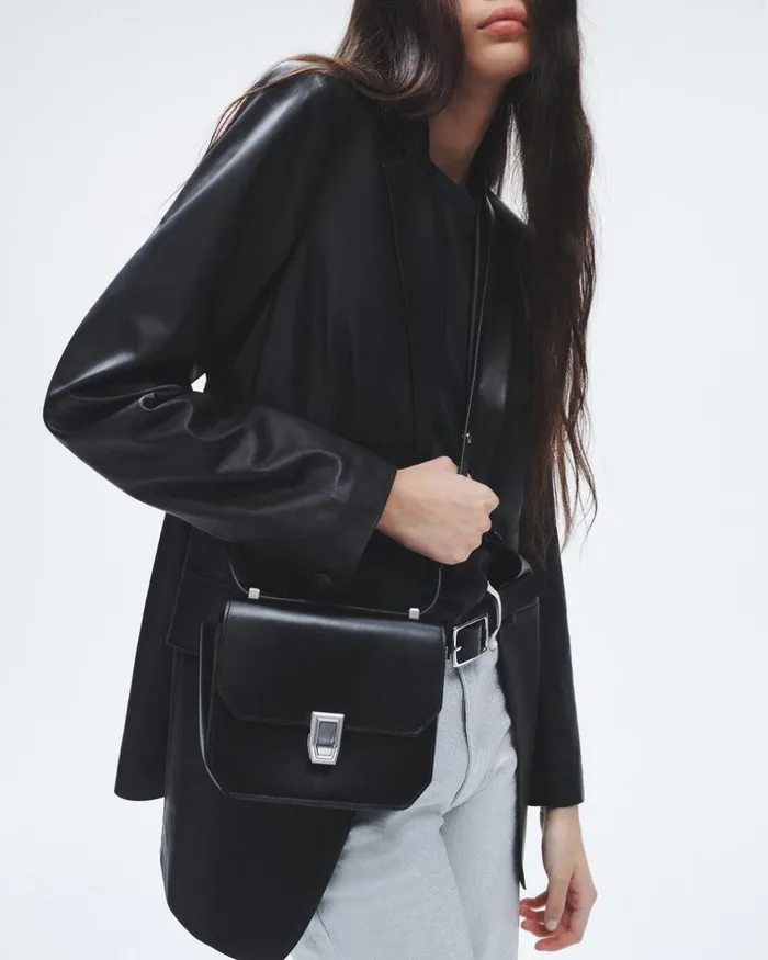 Women Handbags Rag 038 Bone Small Max Crossbody 8211 Leather Black