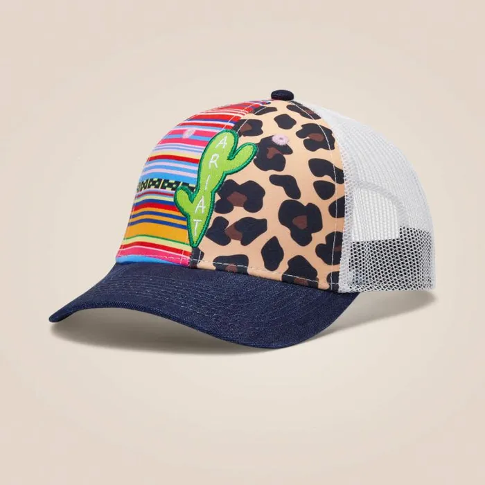 Women Hats and Caps Ariat Cactus Icon Cap Multi