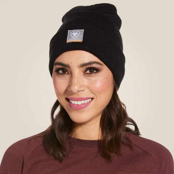 Women Hats and Caps Ariat Rebar Watch Cap Black