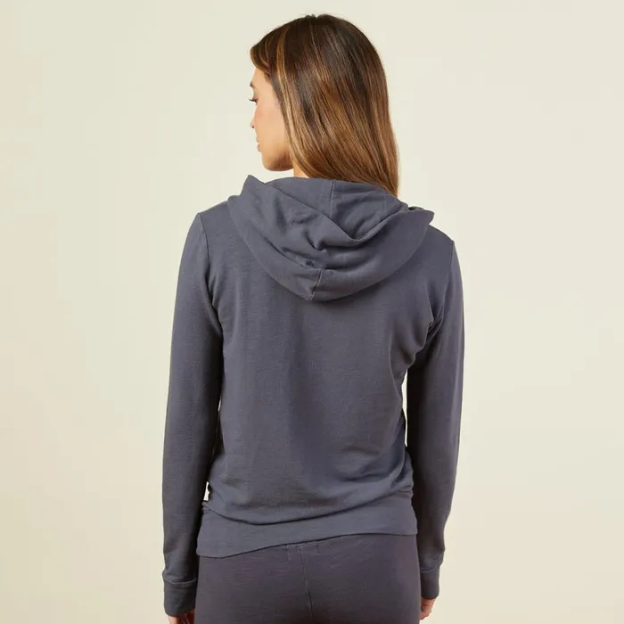 Women Hoodies MONROW Supersoft Pullover Hoody Vintage Black