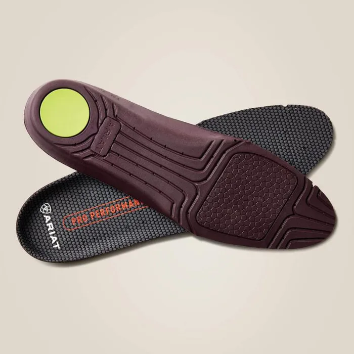 Women Insoles Ariat Women039s Pro Performance Round Toe Insole Black