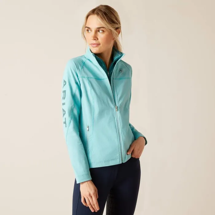 Women Jackets and Vests Ariat Agile Softshell Jacket Marine Blue