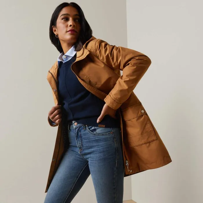 Women Jackets and Vests Ariat Atherton Jacket Camel