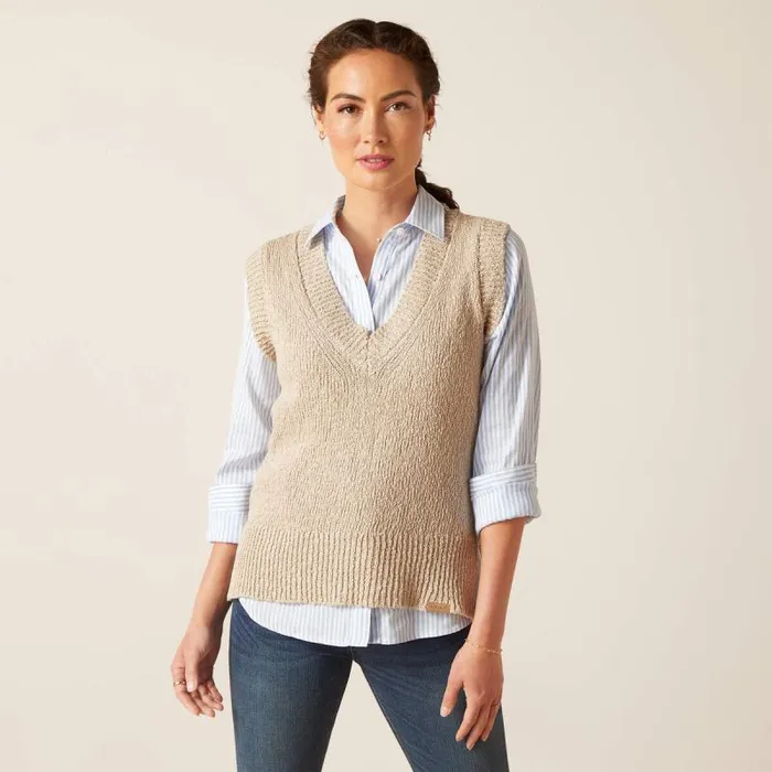 Women Jackets and Vests Ariat Bellefonte Vest Tan