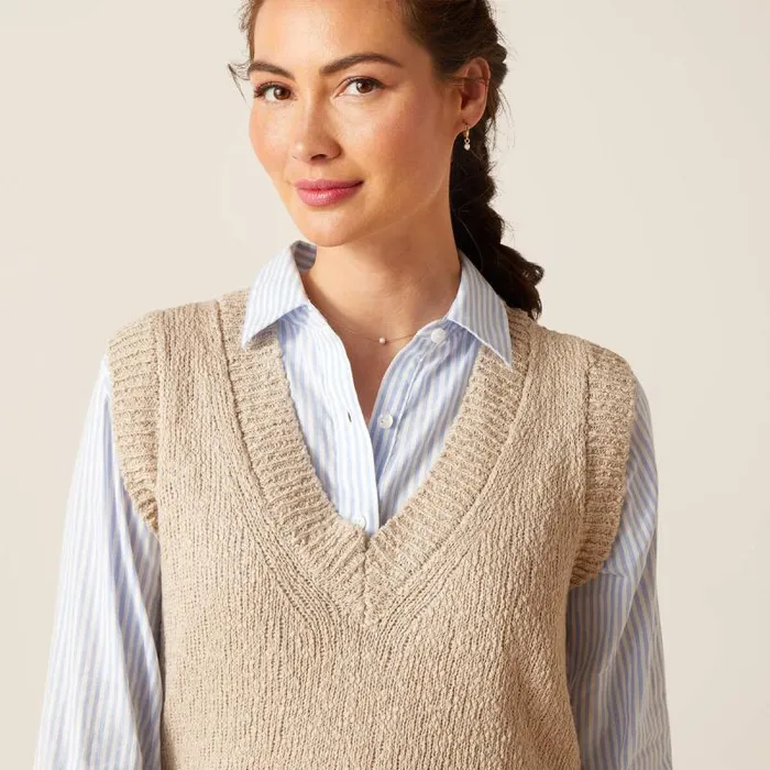 Women Jackets and Vests Ariat Bellefonte Vest Tan