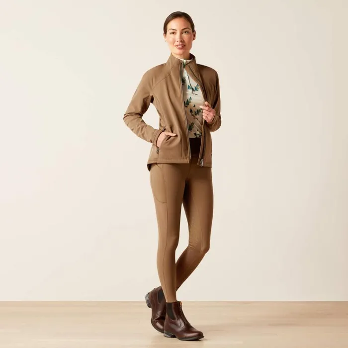 Women Jackets and Vests Ariat Boreas Full Zip Jacket Canteen Women Jackets and Vests Ariat Boreas Full Zip Jacket Canteen
