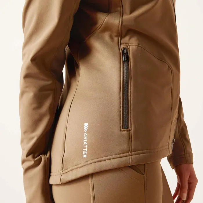 Women Jackets and Vests Ariat Boreas Full Zip Jacket Canteen Women Jackets and Vests Ariat Boreas Full Zip Jacket Canteen