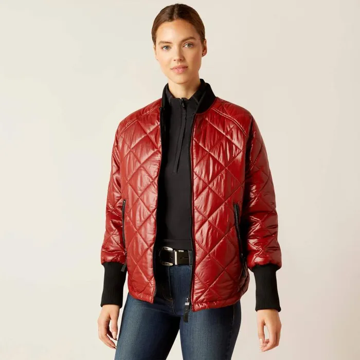 Women Jackets and Vests Ariat Charlie Insulated Jacket Fired Brick