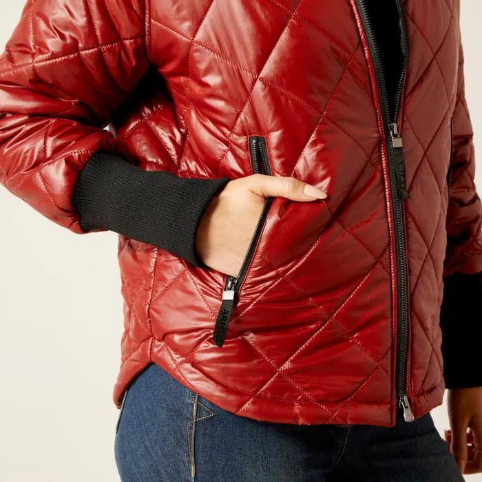 Women Jackets and Vests Ariat Charlie Insulated Jacket Fired Brick