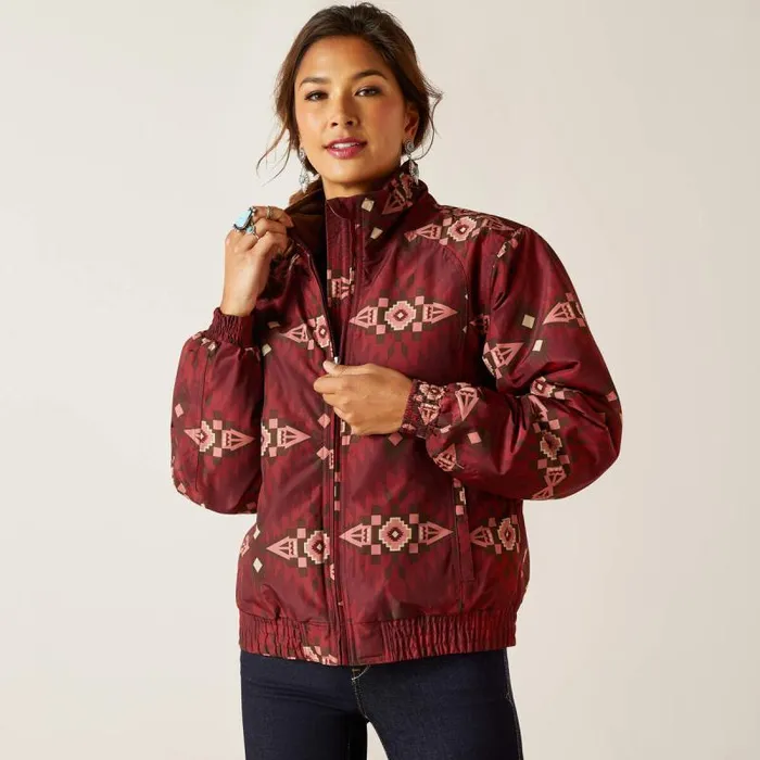 Women Jackets and Vests Ariat Chimayo Western Stable Jacket Alamo Print