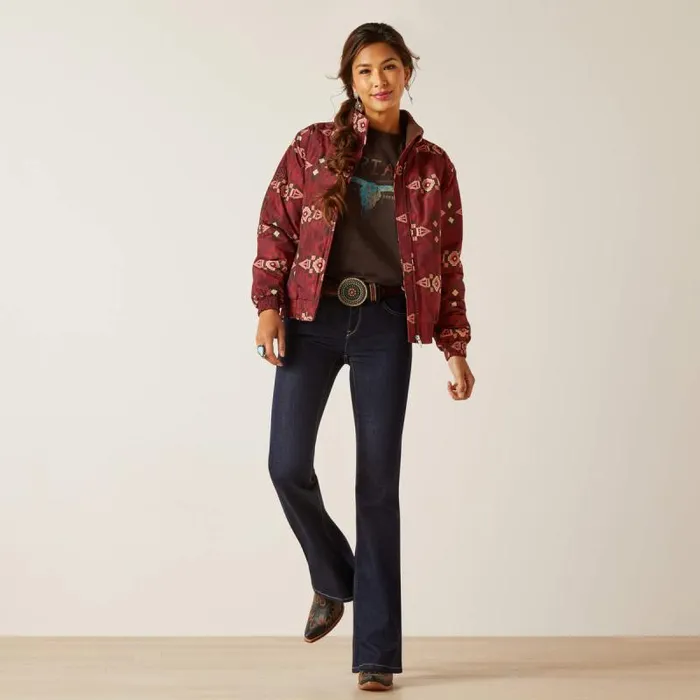 Women Jackets and Vests Ariat Chimayo Western Stable Jacket Alamo Print Women Jackets and Vests Ariat Chimayo Western Stable Jacket Alamo Print