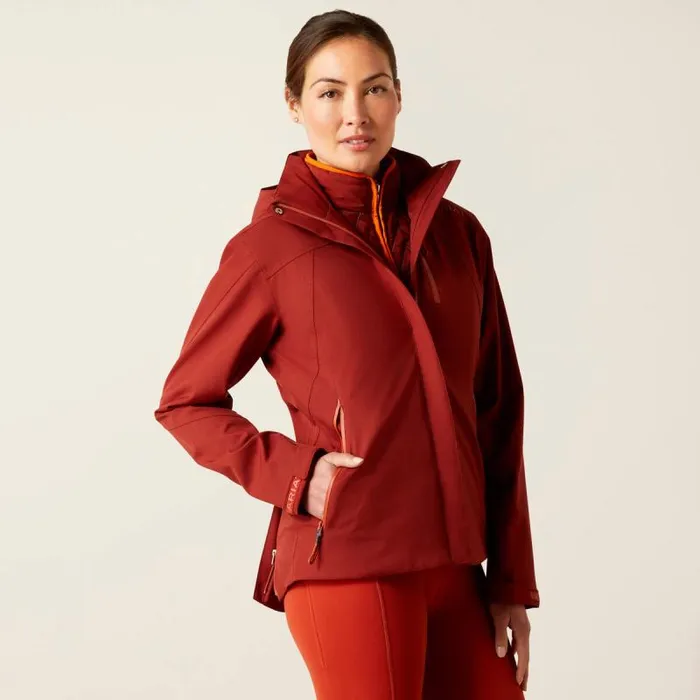 Women Jackets and Vests Ariat Coastal Jacket Fired Brick