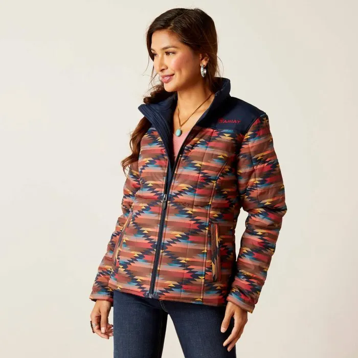 Women Jackets and Vests Ariat Crius Insulated Jacket Mirage Print