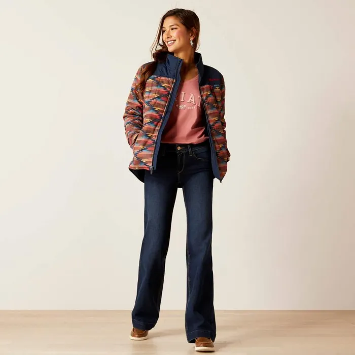 Women Jackets and Vests Ariat Crius Insulated Jacket Mirage Print Women Jackets and Vests Ariat Crius Insulated Jacket Mirage Print